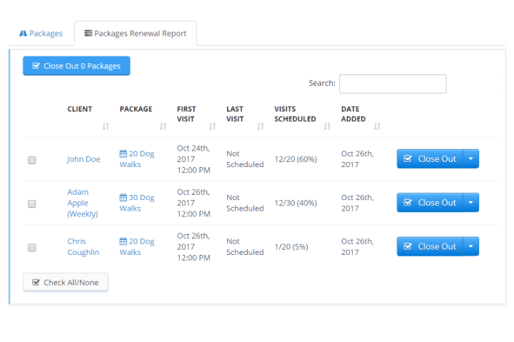 Packages Report.png